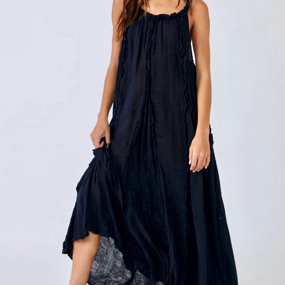 Free People McKinley Black Maxi Dress
